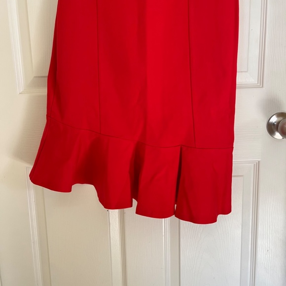 Red mermaid midi dress - Picture 4 of 7